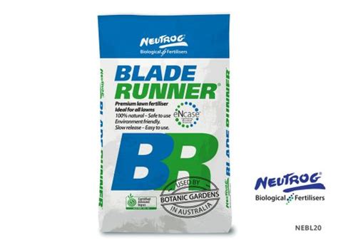 BLADE RUNNER Lawn Fertiliser by Neutrog, 20kg bag | Arborgreen