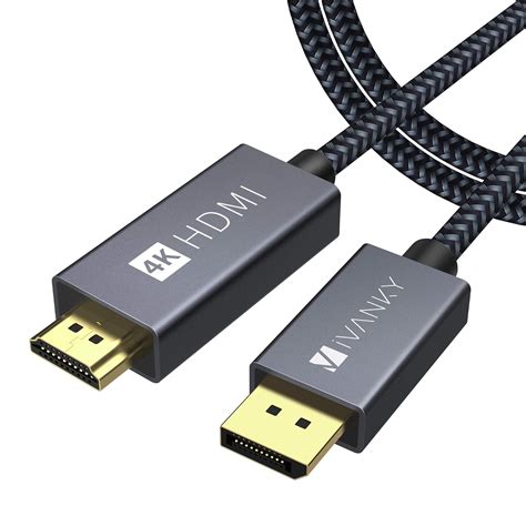 IVANKY 4K DisplayPort To HDMI Cable 3M DP To HDMI Cable 4K High Speed