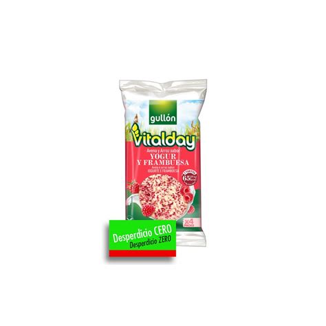 VitalDay Tortitas De Aveia E Arroz Iogurte E Framboesa 112 5 G