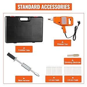 Mophorn Stud Welder Kit 1600A Stud Welder Dent Repair Kit 800VA Spot