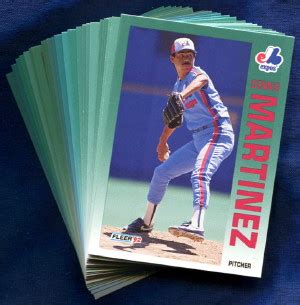 Fleer Montreal Expos Baseball Card Team Set