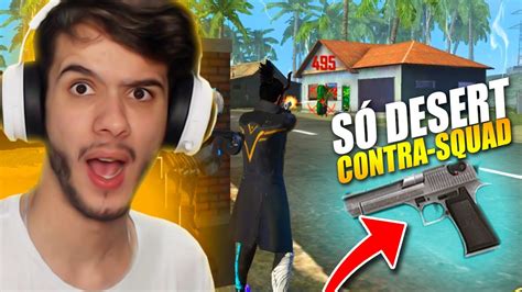 USEI SÓ A DESERT NO CONTRA SQUAD E FOI SÓ CAPA MODO CS RANQUEADO FREE