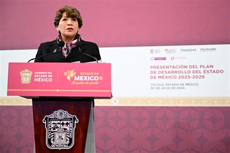 Gobernadora Delfina Gómez Álvarez presenta el Plan de Desarrollo del