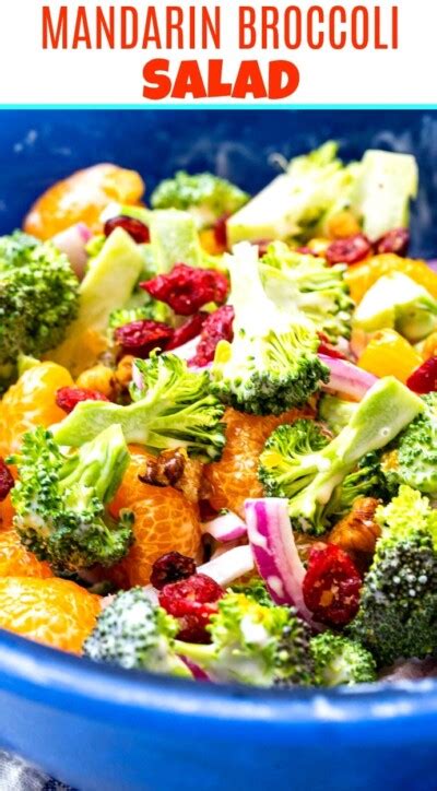 Mandarin Broccoli Salad Spicy Southern Kitchen