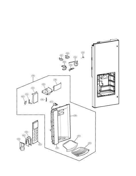 LG LFX25978ST Door Gasket (Right)