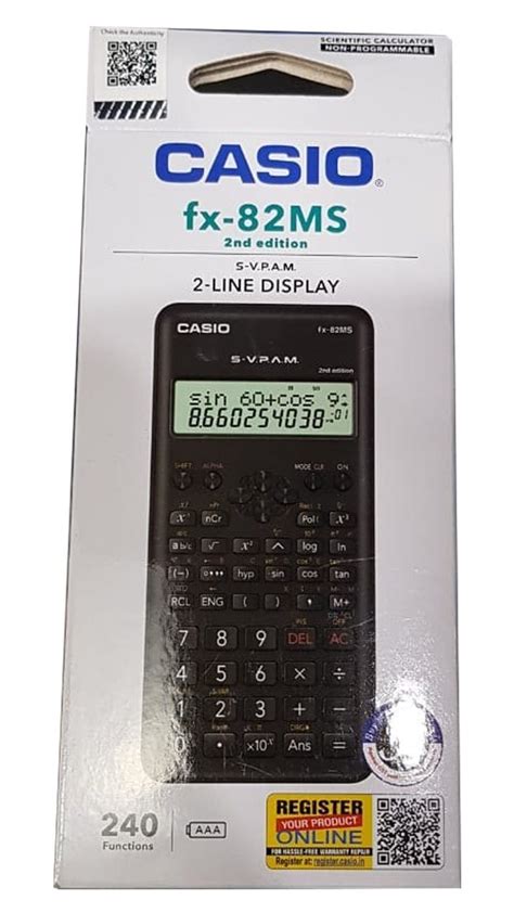 Casio FX 82MS 2 Line Display Scientific Calculator 48 OFF