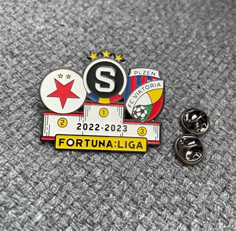 Fotbalový odznak Fortuna liga 2022 23 Sparta Slavia Viktoria Aukro