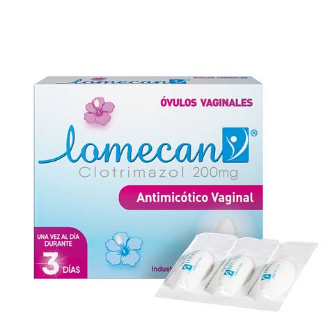 Lomecan V Óvulos Vaginales 200 Mg Rappi