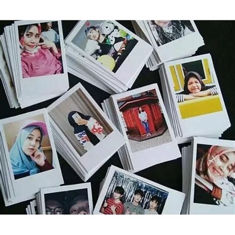 Jual CETAK FOTO POLAROID MURAH 2R Ukuran 6x9 Shopee Indonesia