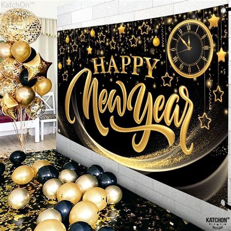 Katchon Xtralarge Happy New Year Banner X Inch Happy New Year