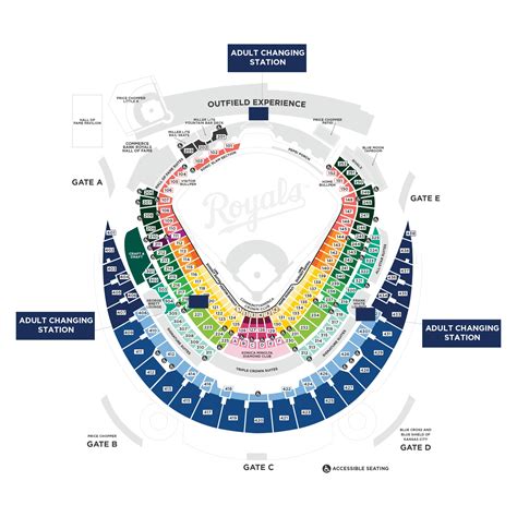 Royals Stadium Seating Chart Outfield Plaza | Cabinets Matttroy