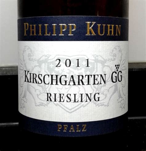 Verkostungsnotiz Riesling Laumersheimer Kirschgarten Trocken