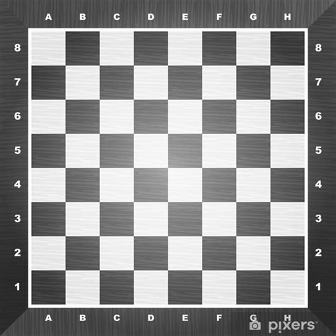 wall mural empty chess board pixersuk
