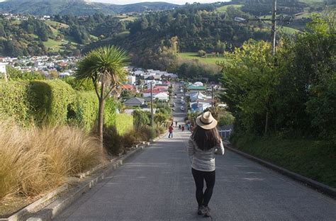 Walking Up Baldwin Street Dunedin The World S Steepest Street See