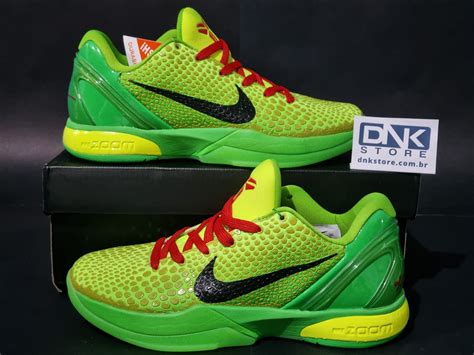 TÊnis Nike Kobe 6 Protro Grinch Dnk Store