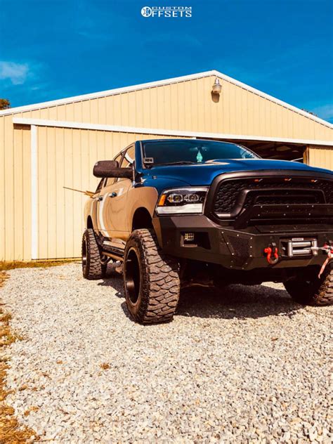 2011 Ram 1500 With 20x12 44 Hardrock Crusher H704 And 325 60R20 Atturo