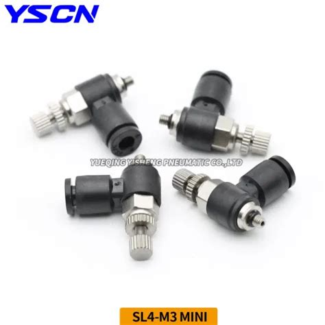 Sl M Sl Series Mini Plastic Pneumatic Fitting Air Flow Speed Control