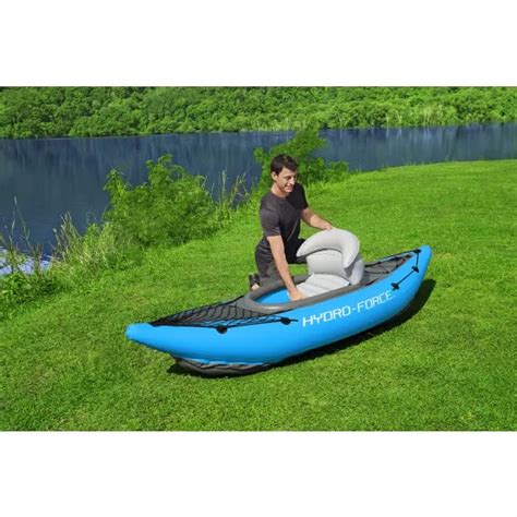 Bestway Надувной каяк "Cove Champion X1" 275x81см, алюм.весло 230см ...
