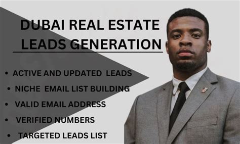 Generate Verify Dubai Real Estate Investors Leads For Brokers Or Agents