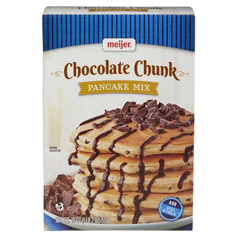 Meijer Triple Chocolate Chunk Pancake Mix Oz Shipt