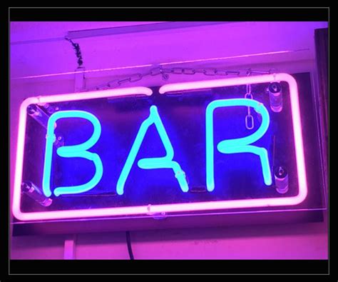 Neon Hire Sign Neon Bar Signs Neon Neon Signs