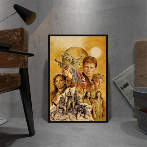 Serenity Firefly Poster, Kraft Paper Print, Movie Wall Art Gift, Anime ...