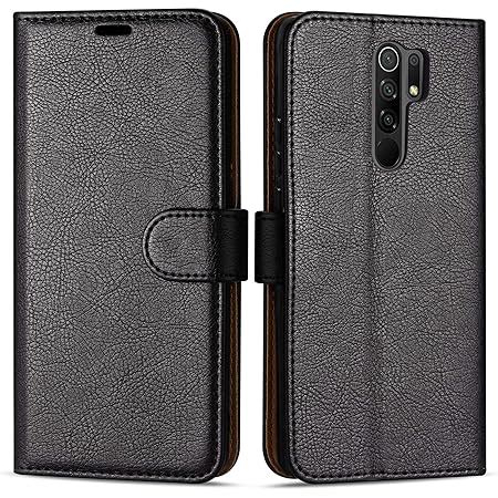 Case Collection Premium Leather Folio Cover For Xiaomi Redmi Note 9 Pro