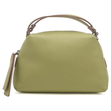 Gianni Chiarini Borsa A Mano Donna Alifa In Pelle Verde Con Tracolla In