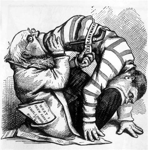 Thomas Nast Political Cartoon Depicting Democratic Presidential