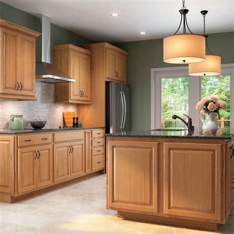 Adding Warmth And Sophistication To Your Home Natural Oak Cabinets