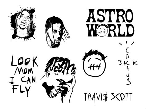 Travis Scott Svg Bundle Cactus Jack Svg Travis Scott Camisa Etsy España