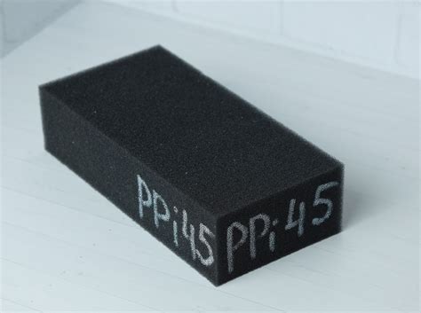 Ретикулированный пенополиуретан PPi45 (для фильтрации воздуха) лист ...
