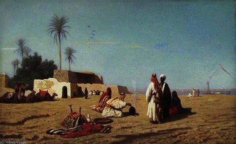 Museum Art Reproductions The Banks Of The Nile By Charles Th Odore