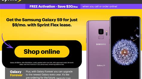 Sprint Will Lease You The Samsung Galaxy S9 And Galaxy S9 For 9 And 14 A Month Respectively