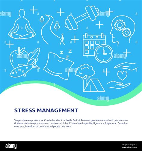 Stress Management Banner With Place For Text Ways Of Stress Relief