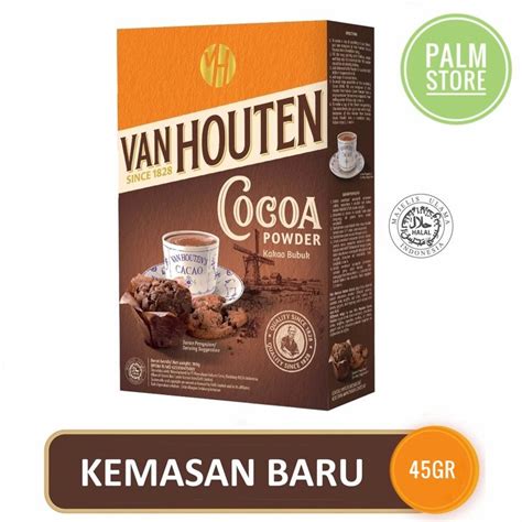 Jual Coklat Bubuk Cocoa Powder Van Houten Vanhouten 45gr Indonesia