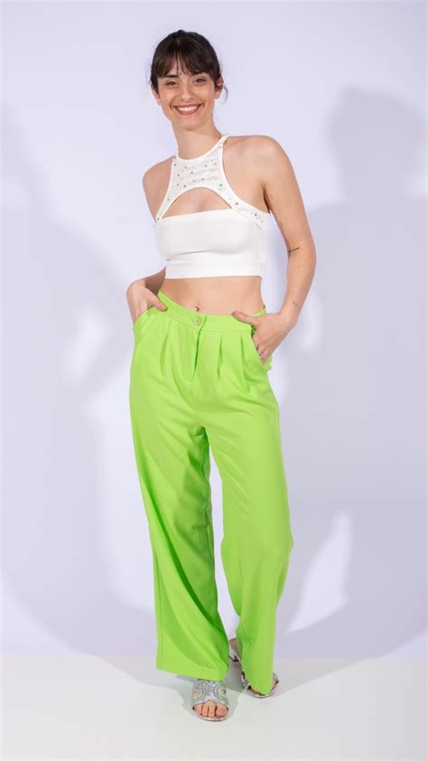 Pantal N Sastrero Verde Manzana Tits