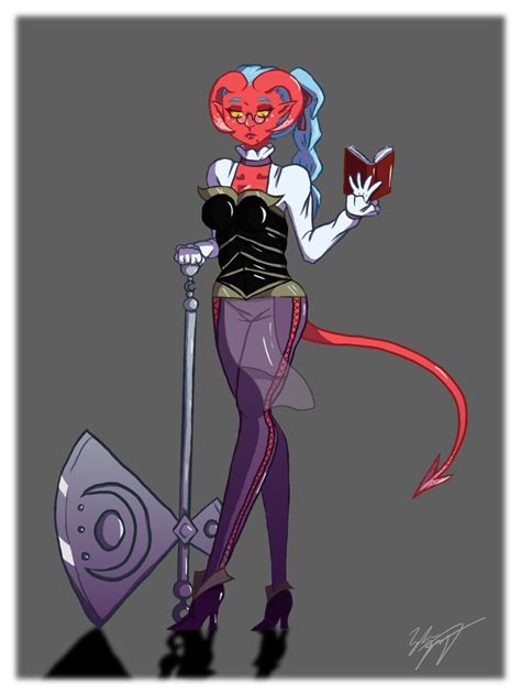 Art Oc Drawing I Finished Of My Tiefling Barbarian Librarian