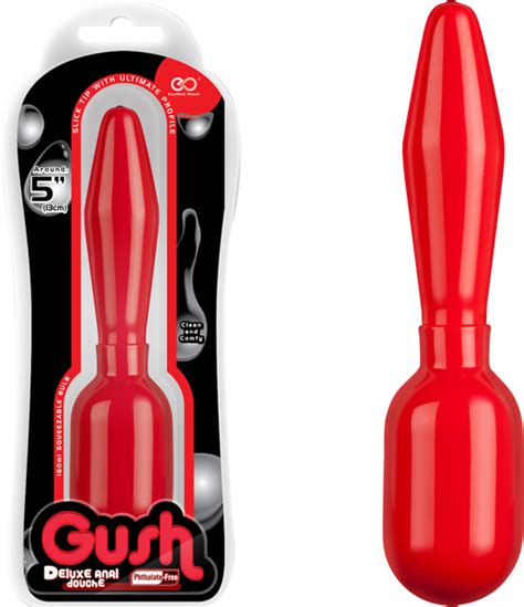 Gush Deluxe Anal Douche Red Limp Donkey Adult Store