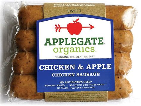 Applegate Farms Organic Chicken Applegate Farms Apple Sausage