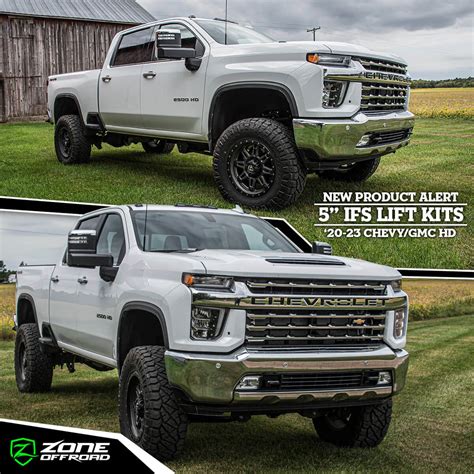 2 3 5 Lift Kits 2023 Chevy GMC HD Trucks NPA 202 Zone Offroad