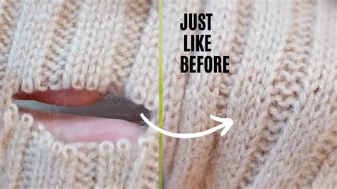 Great Way To Repair Holes In Sweaters Without TracesHow To Fix A Hole