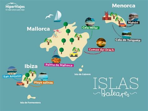 Mapa De Islas Baleares Provincia Municipios Tur Stico Y Carreteras