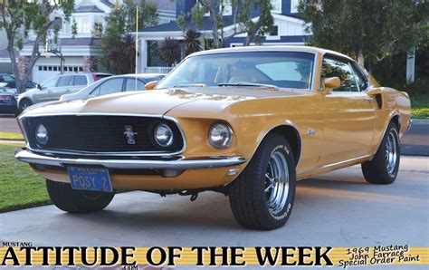 Special Yellow 1969 Ford Mustang Fastback Photo