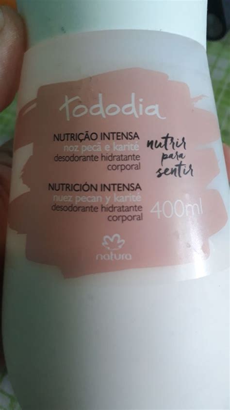 Natura Desodorante Hidratante Corporal Nuez Pecan Y Karite Tododia