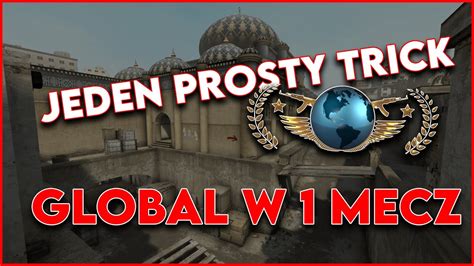 WBIŁEM GLOBALA W JEDEN MECZ PROSTY TRICK DZIAŁA Wingman CS GO 1