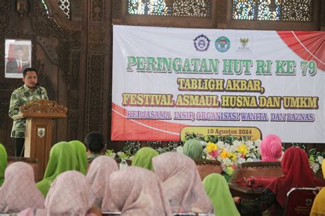 GOW Kabupaten Pemalang Gelar Tablik Akbar Festival Asmaul Husna Dan UMKM