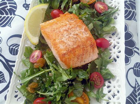 Salmon Arugula And Couscous Salad