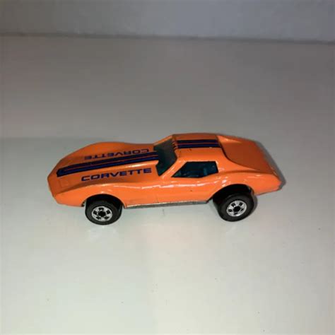 VINTAGE HOT WHEELS Orange Corvette Stingray EUR PicClick FR