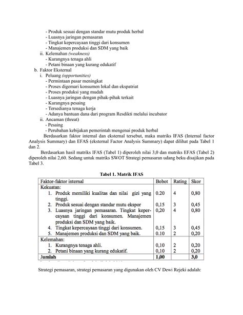 Analisis Swot Dalam Menentukan Strategi Pemasaran Pdf Free Download